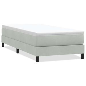 vidaXL Box Spring &kappa;&rho;&epsilon;&beta;ά&tau;&iota; &chi;&omega;&rho;ί&sigmaf; &sigma;&tau;&rho;ώ&mu;&alpha; &alpha;&nu;&omicron;&iota;&chi;&tau;ό &gamma;&kappa;&rho;&iota; 90x220&epsilon;&kappa; &Beta;&epsilon;&lambda;&omicron;ύ&delta;&iota;&nu;&omicron;
