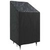 vidaXL Κάλυμμα Κήπου για Καρέκλα Μαύρο 70 x 70 x 85 / 125 cm Ύφασμα 600D