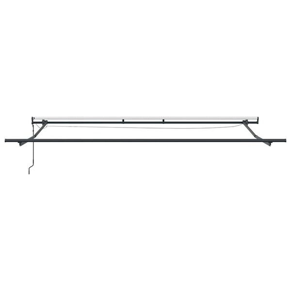 vidaXL Τέντα Πτυσσόμενη Αυτόματη με LED Καφέ 500x300 εκ.