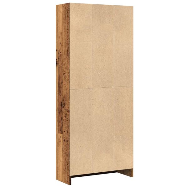 vidaXL Βιβλιοθήκη Όψη Παλαιού Ξύλου 60x24x143 εκ. Επεξεργασμένο Ξύλο