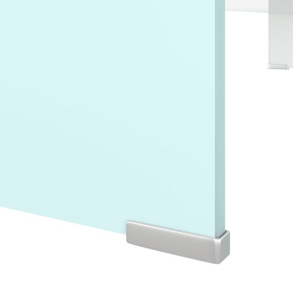vidaXL Βάση Τηλεόρασης/Οθόνης Πράσινη 100 x 30 x 13 εκ. Γυάλινη
