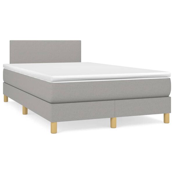 vidaXL &Kappa;&rho;&epsilon;&beta;ά&tau;&iota; Boxspring &mu;&epsilon; &Sigma;&tau;&rho;ώ&mu;&alpha; &Alpha;&nu;&omicron;&iota;&chi;&tau;ό &Gamma;&kappa;&rho;&iota; 120x200 &epsilon;&kappa;. &Upsilon;&phi;&alpha;&sigma;&mu;ά&tau;&iota;&nu;&omicron;