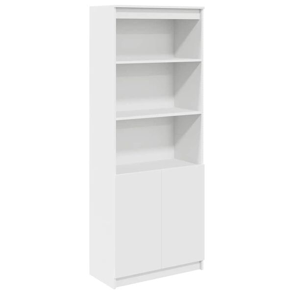 vidaXL Ντουλάπι Λευκό 70x35x180 εκ. από Επεξεργασμένο Ξύλο