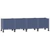 vidaXL &Kappa;ή&pi;&omicron;&sigmaf; &Gamma;&lambda;&alpha;&sigma;&tau;&rho;ά&kappa;&iota; &mu;&epsilon; &Rho;&omicron;&delta;ά&kappa;&iota;&alpha; &Mu;&pi;&lambda;&epsilon; &Gamma;&kappa;&rho;&iota; 160 x 40 x 48 cm PP