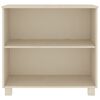 vidaXL Ντουλάπι HAMAR Καφέ Μελί 85 x 35 x 80 εκ. Μασίφ Ξύλο Πεύκου