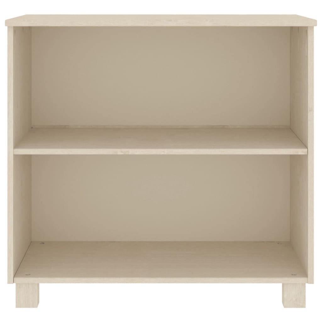 vidaXL Ντουλάπι HAMAR Καφέ Μελί 85 x 35 x 80 εκ. Μασίφ Ξύλο Πεύκου