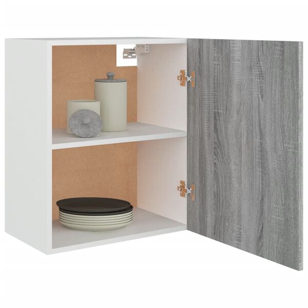 vidaXL Ντουλάπι Κρεμαστό Lyon Γκρι Sonoma 50x31x60εκ.