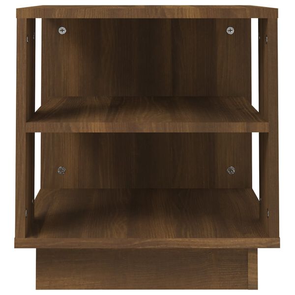 vidaXL Τραπεζάκι Σαλονιού Καφέ Δρυς 40x40x43 εκ. Επεξεργασμένο Ξύλο