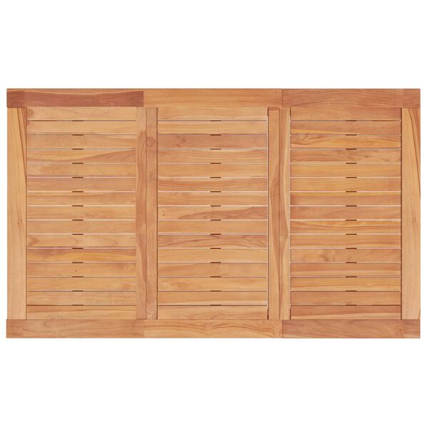 vidaXL Τραπεζαρία Κήπου 150 x 90 x 75 εκ. από Μασίφ Ξύλο Teak