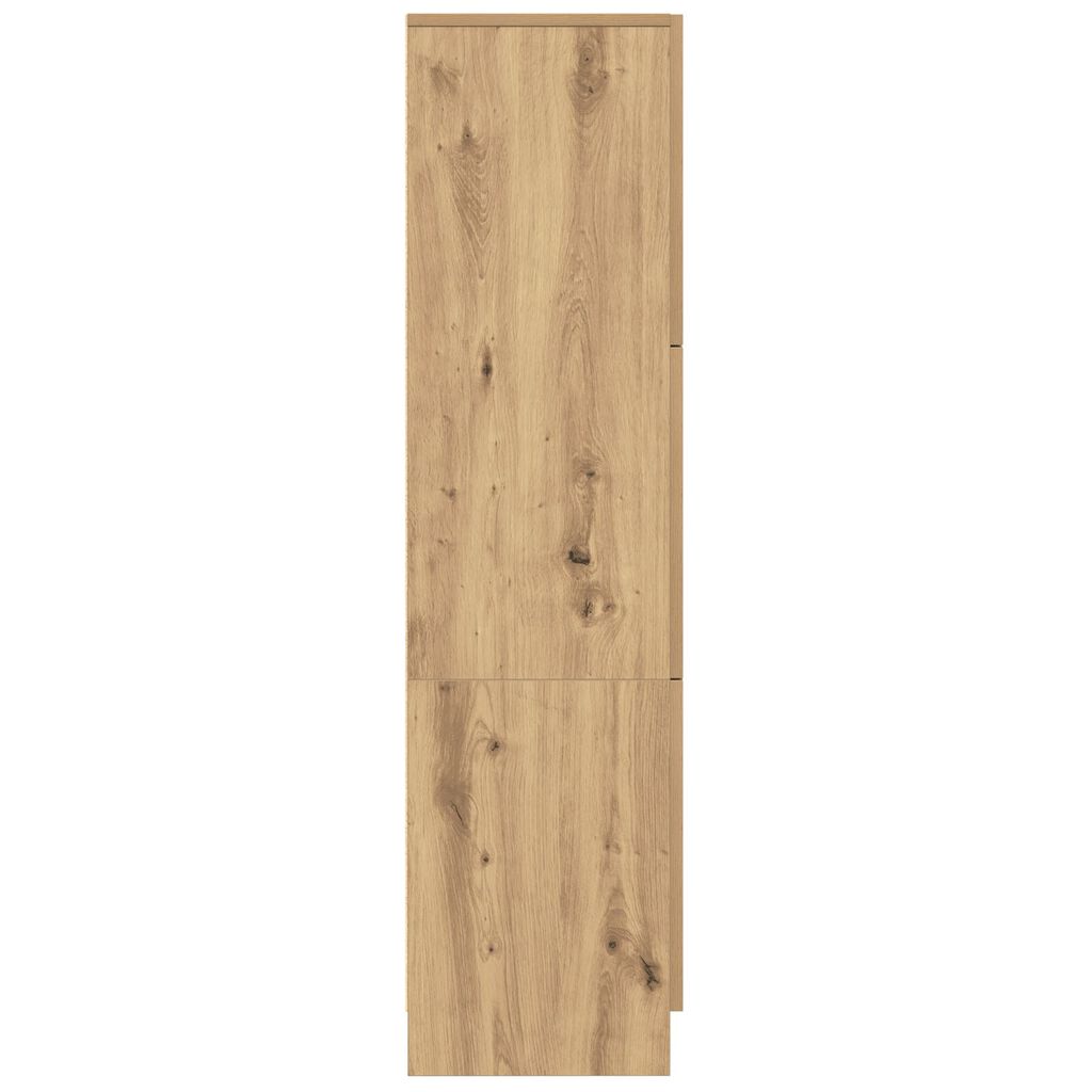 vidaXL Artisan Oak Sideboard Artisan oak Επεξεργασμένο Ξύλο Μεγάλο
