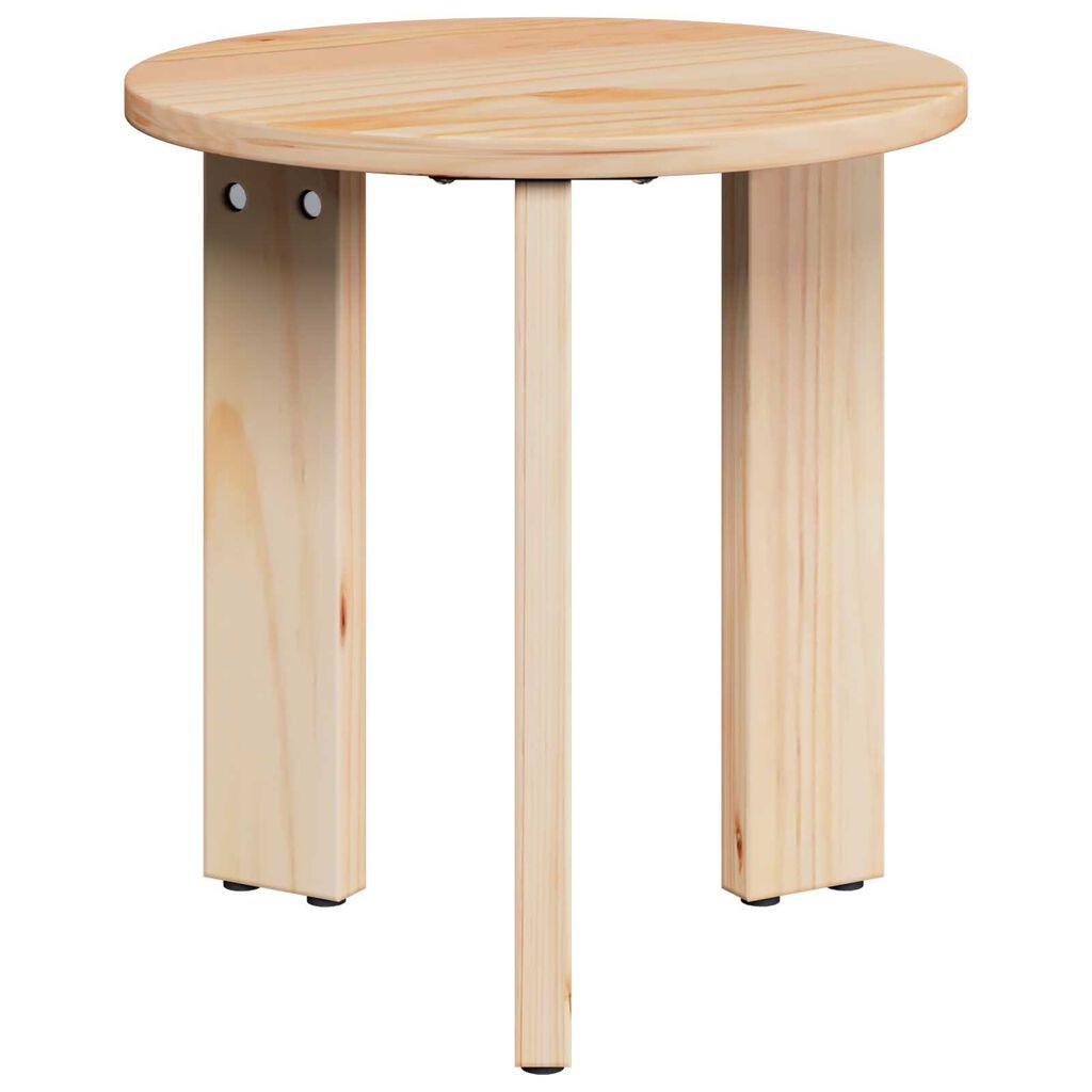 vidaXL Τραπεζάκι σαλονιού 3 pcs Φυσικό 47.5 x 47.5 x 27 εκ.