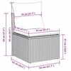 vidaXL Σετ Καναπέ Κήπου 9 pcs Μπεζ και Κρέμα 80 x 80 x 71 cm