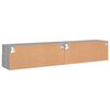 vidaXL Ντουλάπια Τοίχου Τηλ. 2 τεμ. Γκρι Sonoma 80x30x30εκ. Επεξ. Ξύλο