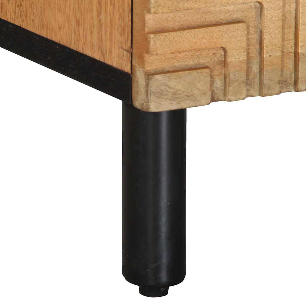 vidaXL Κομοδίνα 2 τεμάχια καφέ 40x33x46 cm από μασίφ ξύλο Mango
