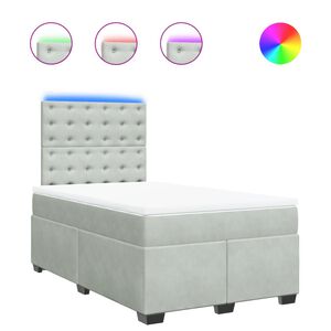 vidaXL &Kappa;&rho;&epsilon;&beta;ά&tau;&iota; Boxspring &mu;&epsilon; &Sigma;&tau;&rho;ώ&mu;&alpha; &Alpha;&nu;&omicron;&iota;&chi;&tau;ό &Gamma;&kappa;&rho;&iota; 120x190 &epsilon;&kappa;. &Beta;&epsilon;&lambda;&omicron;ύ&delta;&iota;&nu;&omicron;