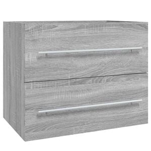 vidaXL &Nu;&tau;&omicron;&upsilon;&lambda;ά&pi;&iota; &Nu;&iota;&pi;&tau;ή&rho;&alpha; Grey Sonoma 60x38,5x48 &epsilon;&kappa;. &Epsilon;&pi;&epsilon;&xi;&epsilon;&rho;&gamma;. &Xi;ύ&lambda;&omicron;