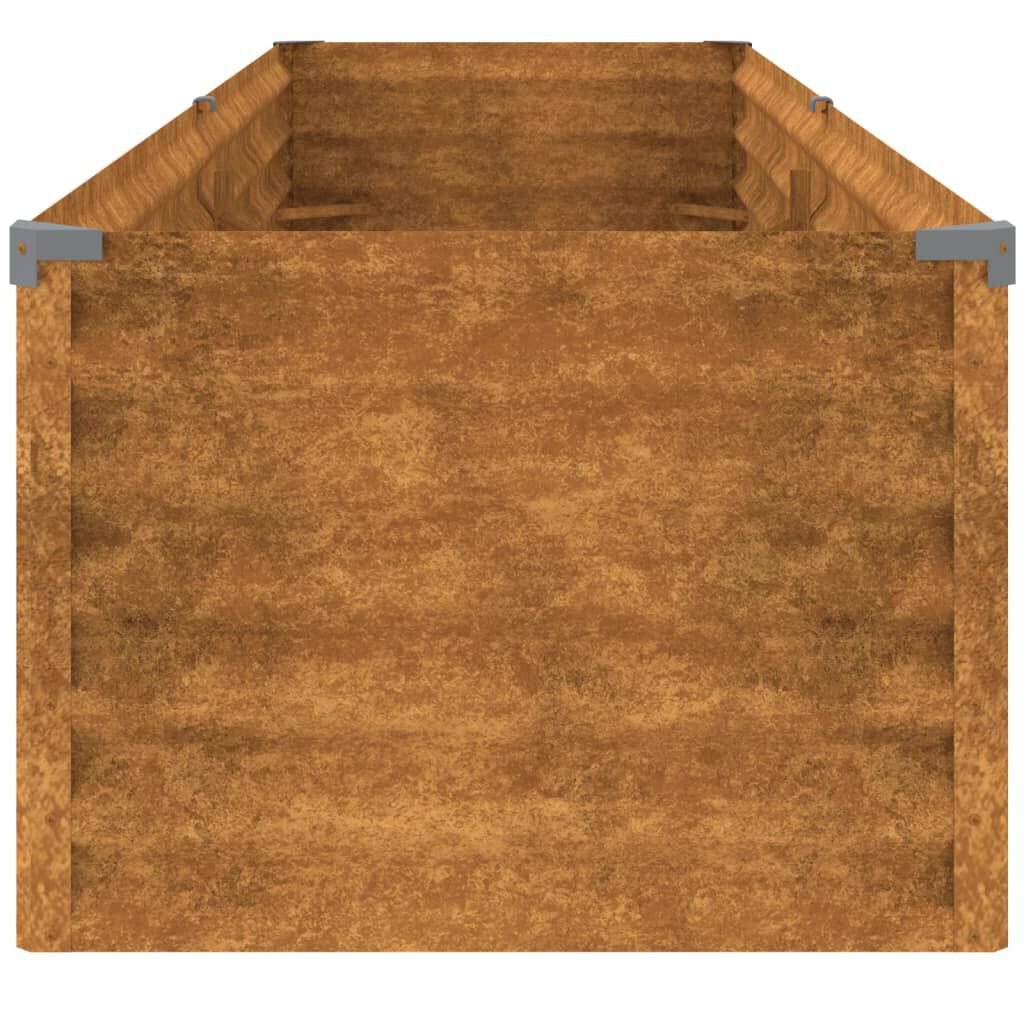 vidaXL Ζαρντινιέρα 194 x 50 x 36 εκ. από Ατσάλι Σκληρυθέν στον Αέρα