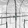 vidaXL Θερμοκήπιο Διαφανές 160x400x190 εκ. PVC & Χάλυβας Ηλεκτρ. Βαφή