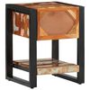 vidaXL Κομοδίνο Πολύχρωμο 35x34x45 cm Στερεό ξύλο αναγεννημένο