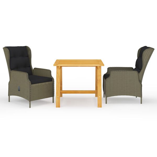 vidaXL &Sigma;&epsilon;&tau; &Tau;&rho;&alpha;&pi;&epsilon;&zeta;&alpha;&rho;ί&alpha;&sigmaf; &Kappa;ή&pi;&omicron;&upsilon; 3 &Tau;&epsilon;&mu;&alpha;&chi;ί&omega;&nu; &Kappa;&alpha;&phi;έ