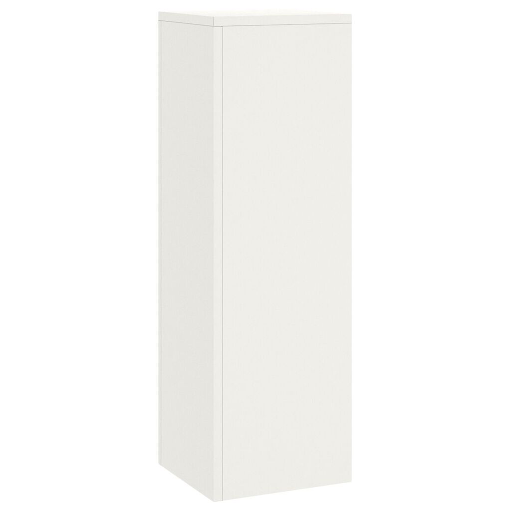 VidaXL Εξωτερικές βάσεις φυτών Pillar 3 pcs Λευκό Ατσάλι