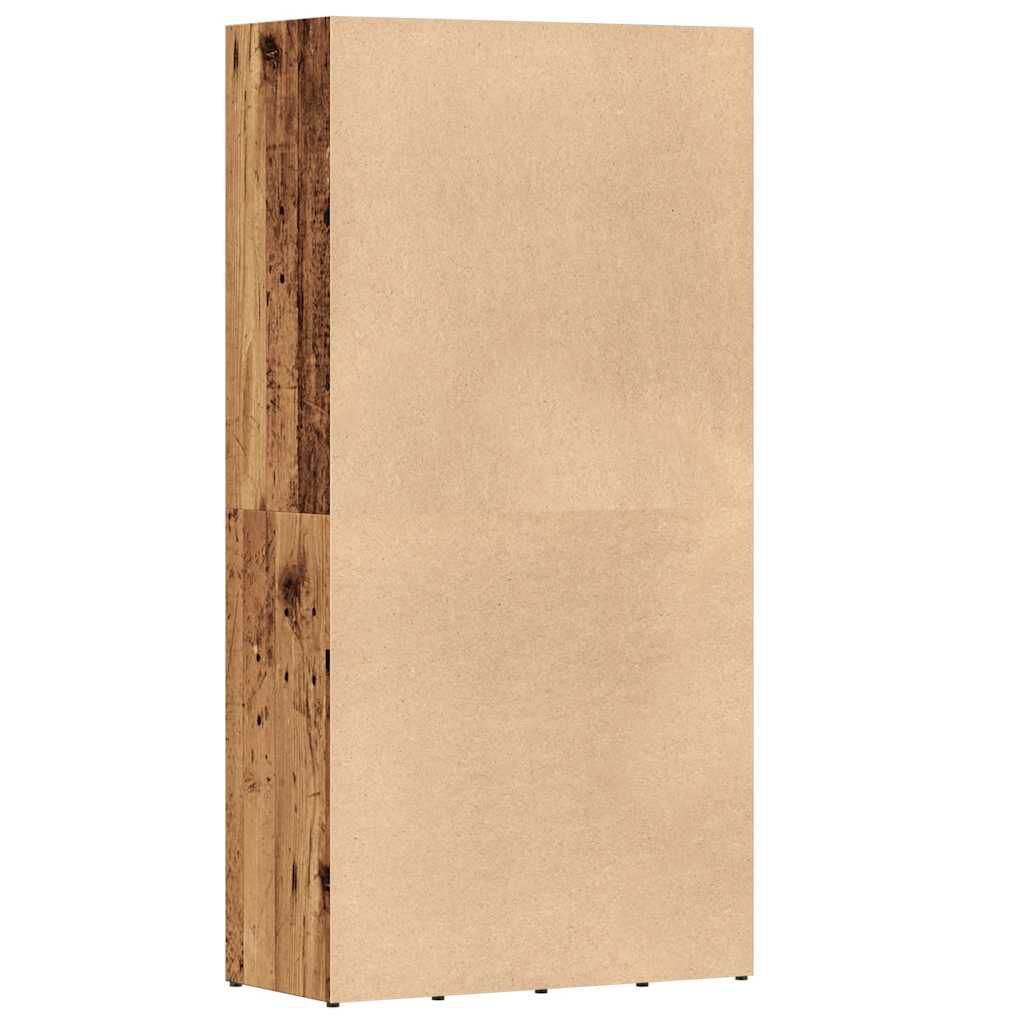 ντουλάπι βιβλίων vidaXL Παλιό ξύλο 66x30x130 cm Κατασκευασμένο ξύλο