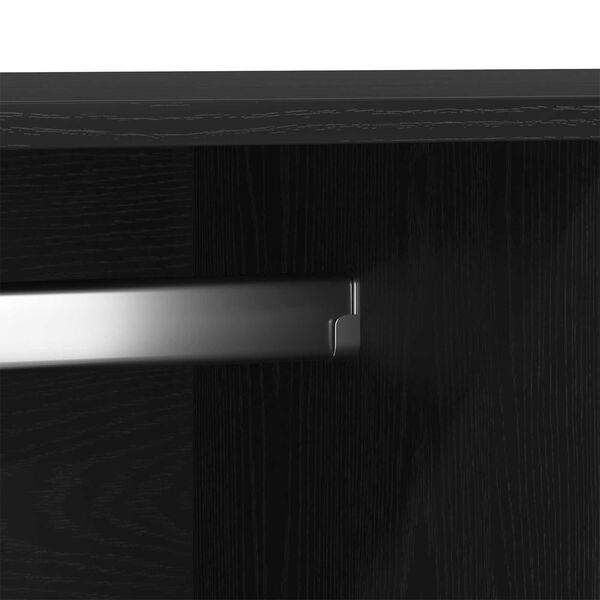 vidaXL Ντουλάπι Μαύρη δρυς 80 x 52 x 180 εκ Επεξεργασμένο ξύλο
