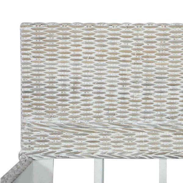 vidaXL Πλαίσιο Κρεβατιού Γκρι 160 x 200 εκ. από Φυσικό Ρατάν