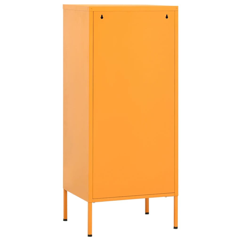 vidaXL Ντουλάπι Αποθήκευσης Μουσταρδί 42,5 x 35 x 101,5 εκ. από Ατσάλι