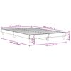 vidaXL Πλαίσιο Κρεβατιού Χωρ. Στρώμα Sonoma Δρυς 120x200εκ. Επ. Ξύλο