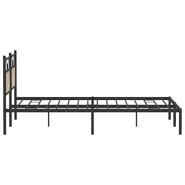 vidaXL Πλαίσιο Κρεβατιού Χωρ. Στρώμα Sonoma Δρυς 183x203 εκ. Επ. Ξύλο