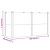vidaXL Ζαρντινιέρα Υπερυψωμένη 160 x 60 x 84 εκ. Μασίφ Ξύλο Ακακίας