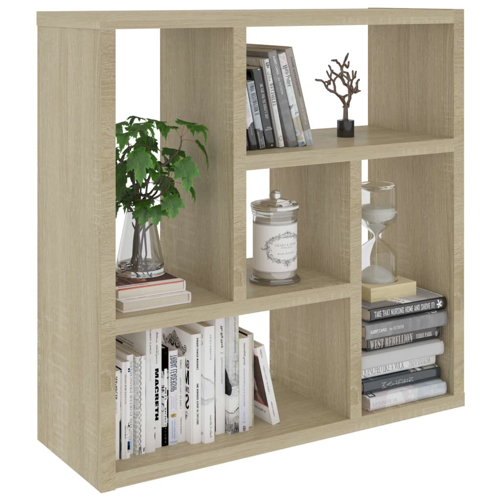 vidaXL Ραφιέρα Τοίχου Sonoma Δρυς 45,1 x 16 x 45,1 εκ. από Επεξ. Ξύλο