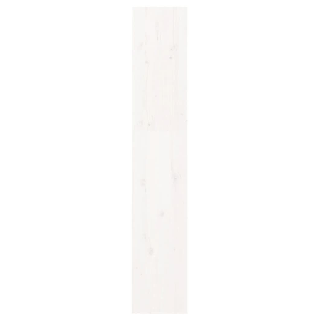 vidaXL Βιβλιοθήκη/Διαχωριστικό Χώρου Λευκή 60x30x167,5 εκ. Μασίφ Πεύκο