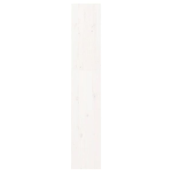 vidaXL Βιβλιοθήκη/Διαχωριστικό Χώρου Λευκή 60x30x167,5 εκ. Μασίφ Πεύκο