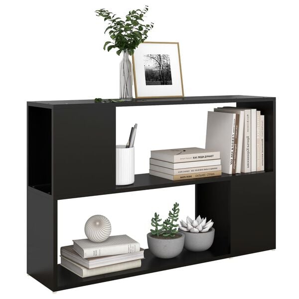 vidaXL Βιβλιοθήκη Μαύρη 100 x 24 x 63 εκ. από Επεξεργασμένο Ξύλο