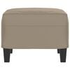 vidaXL Υποπόδιο Taupe 60 x 50 x 41 εκ. από Ύφασμα Μικροϊνών