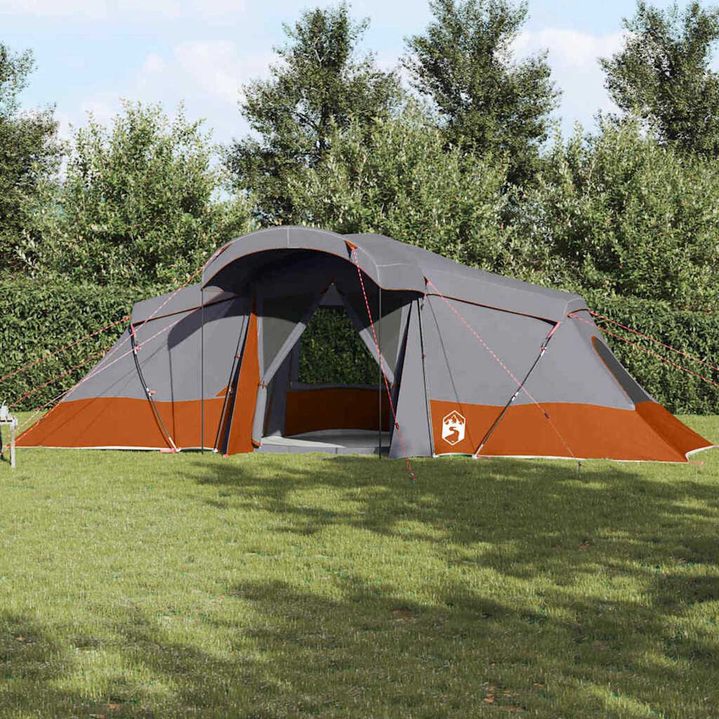 vidaXL Σκηνές Γκρι και πορτοκαλί 721 x 335 x 212 εκ Πολυεστέρας