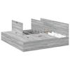 vidaXL Σκελετός Κρεβατιού Γκρι sonoma 180 x 200 cm Επεξεργασμένο ξύλο