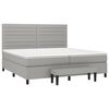 vidaXL &Kappa;&rho;&epsilon;&beta;ά&tau;&iota; Boxspring &mu;&epsilon; &Sigma;&tau;&rho;ώ&mu;&alpha; &Alpha;&nu;&omicron;&iota;&chi;&tau;ό &Gamma;&kappa;&rho;&iota; 200x200 &epsilon;&kappa;. &Upsilon;&phi;&alpha;&sigma;&mu;ά&tau;&iota;&nu;&omicron;
