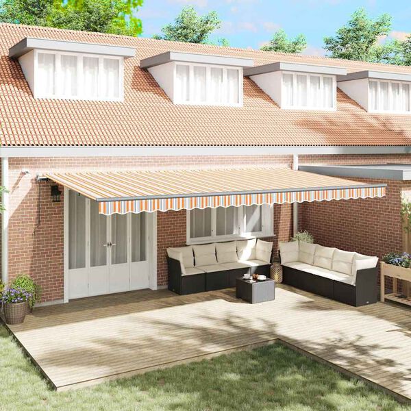 vidaXL Σκηνίτσα Αναδιπλούμενη με Πολύχρωμο 600 x 300 εκ ύφασμα