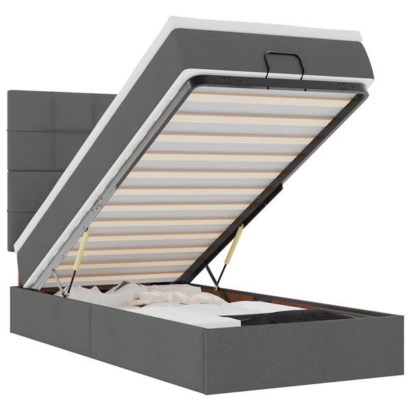 vidaXL &Omicron;&theta;&omega;&mu;&alpha;&nu;&iota;&kappa;ό &kappa;&rho;&epsilon;&beta;ά&tau;&iota; &mu;&epsilon; &sigma;&tau;&rho;ώ&mu;&alpha; &sigma;&kappa;&omicron;ύ&rho;&omicron; &gamma;&kappa;&rho;&iota; 100x200cm ύ&phi;&alpha;&sigma;&mu;&alpha;