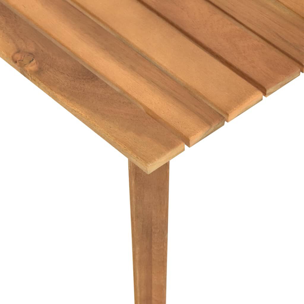vidaXL Τραπεζάκι Σαλονιού Κήπου 60 x 60 x 36 εκ. Μασίφ Ξύλο Ακακίας