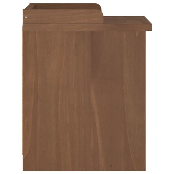 vidaXL Πάγκος διαδρόμου "SANDNES" 45x40x50 εκ.Πεύκο μασίφ ξύλο