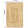 vidaXL Χαλί Χειροποίητο Φυσικό Χρώμα 160 x 230 εκ. από Γιούτα