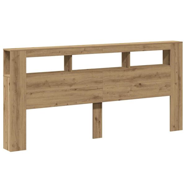 vidaXL LED &kappa;&epsilon;&phi;&alpha;&lambda;ά&rho;&iota; Artisan Oak 220x18,5x103,5 cm &Kappa;&alpha;&tau;&alpha;&sigma;&kappa;&epsilon;&upsilon;&alpha;&sigma;&mu;έ&nu;&omicron; &xi;ύ&lambda;&omicron;