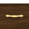 vidaXL Τραπεζάκια Σαλονιού 2 τεμ Brown Oak 50x50x40 εκ Επεξ. Ξύλο