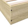 vidaXL Πλαίσιο Κρεβατιού Χωρ. Στρώμα Sonoma Δρυς 75x190εκ Επεξ. Ξύλο