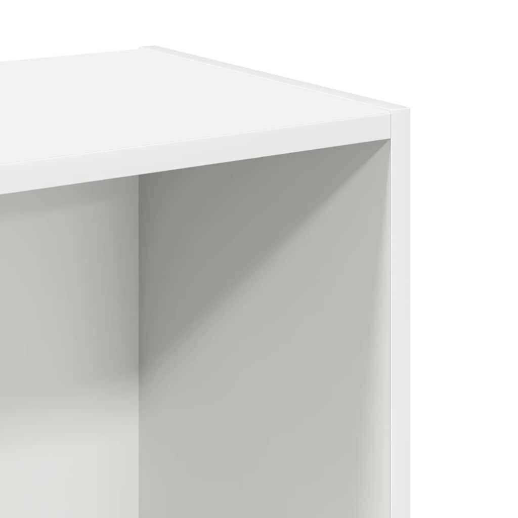 vidaXL Βιβλιοθήκη Λευκό 40x30x76,5 cm Ξύλινη κατασκευή