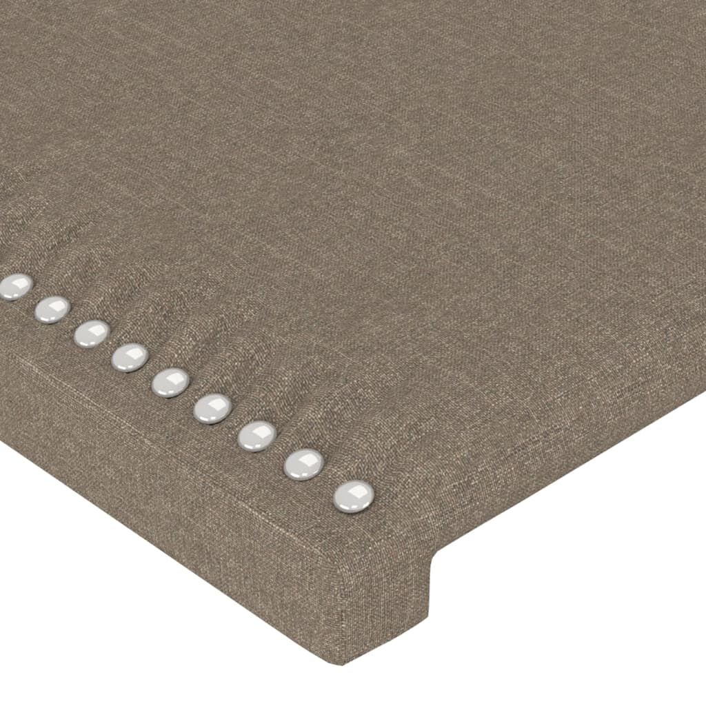 vidaXL Κεφαλάρι με Πτερύγια Taupe 147x16x78/88 εκ. Υφασμάτινο